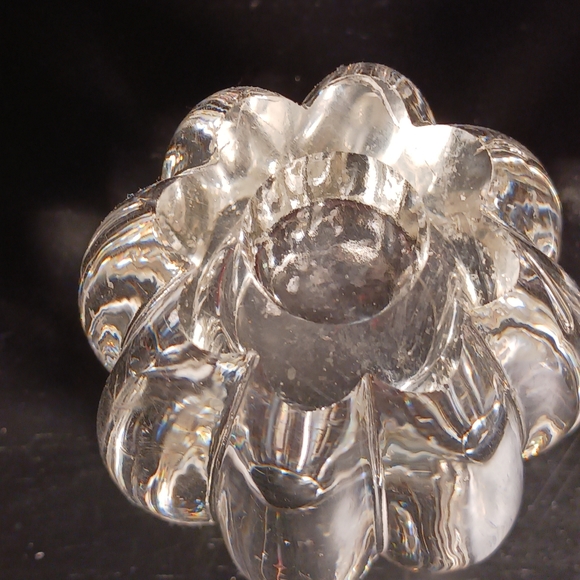 Set of 2 Lead Crystal Votive Candle Holders 3" Round Cut Royal Crystal Rock/Cris - Picture 7 of 8